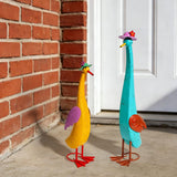 The Aura Collective 22" Duck Garden Statue Set of 2 Metal Ducks