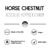 Primal Health Foods Horse Chestnut Extract 500 mg 120 Servings | Varicose Veins and Blood Vein Health | Vegetarian, Non-GMO & Gluten Free