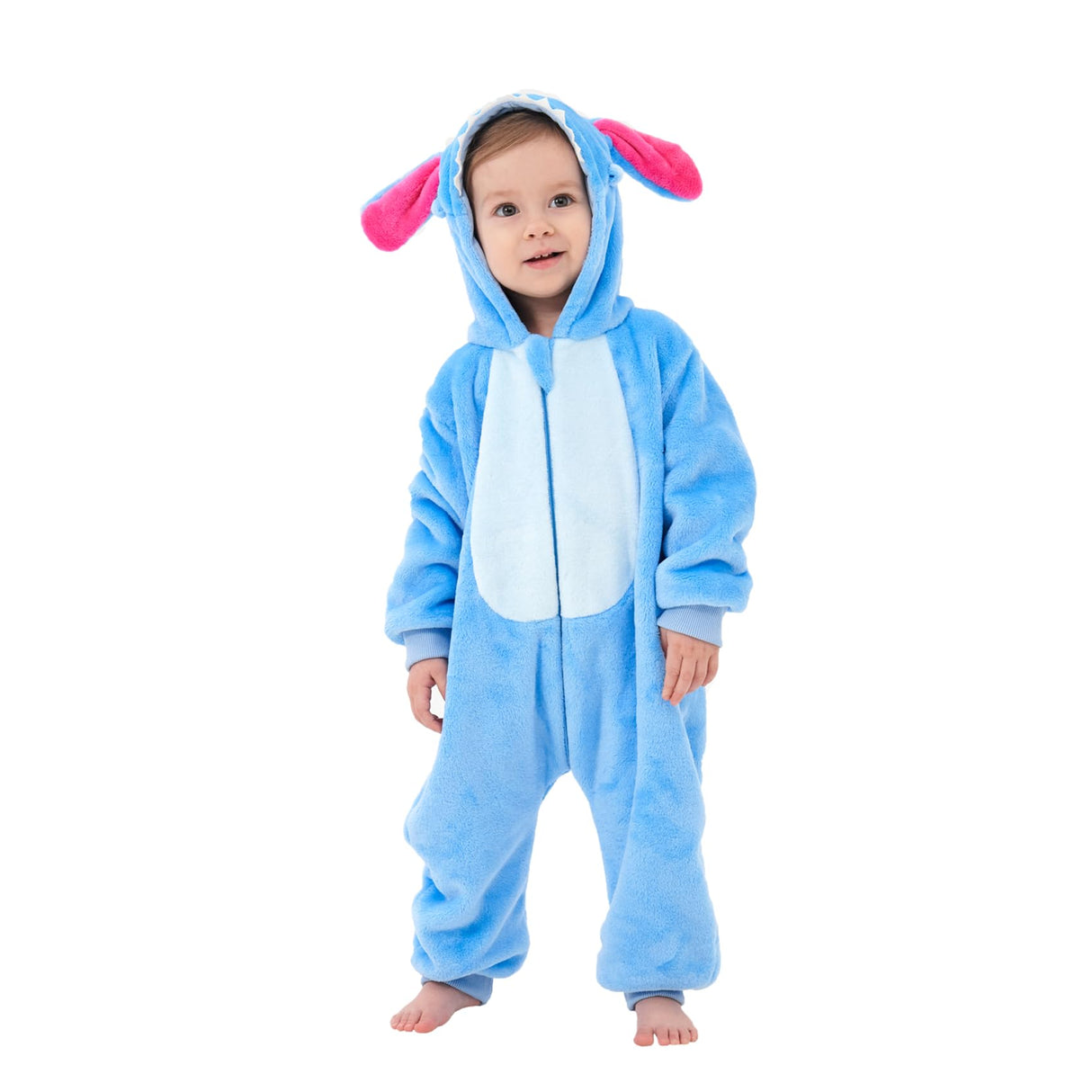 SCOPUCI Unisex Baby Animal Onesie Pajamas,Infant Flannel Halloween Cosplay Costume, Toddler Christmas Homewear/Sleepwear