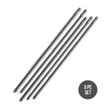 NEIKO 10043A Extra Long Bit Set | 5-Piece | Cr-V Steel | 12-Inch Length Phillips and Slotted Screwdriver Bits |1/4-Inch Hex Shank | Power Driver Bit Set