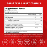 NutraChamps Tart Cherry Gummies - 3000mg Tart Cherry Extract with Celery Seed - Uric Acid Cleanse Supplement - Antioxidant, Joint Comfort, Flexibility, Immune Health, Sleep - 60 Vegan Gummies