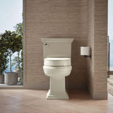 KOHLER 25875-96 Hyten 3" Height, Elevated Soft Close Elongated Toilet Seat, Contoured Seat with Grip-Tight Bumpers, Quick-Attach Hardware, No Slam Toilet Seat, Biscuit (Pack of 2)