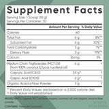 Sports Research Organic MCT Oil Powder - Keto & Vegan MCTs C8, C10 from Coconuts - Fatty Acid Brain & Body Fuel, Non-GMO & Gluten Free - Unflavored, Perfect in Coffee, Tea & Protein Shakes - 10.6 oz