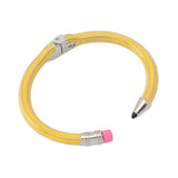 Betsey Johnson Women's Straight A's Pencil Cuff Bracelet