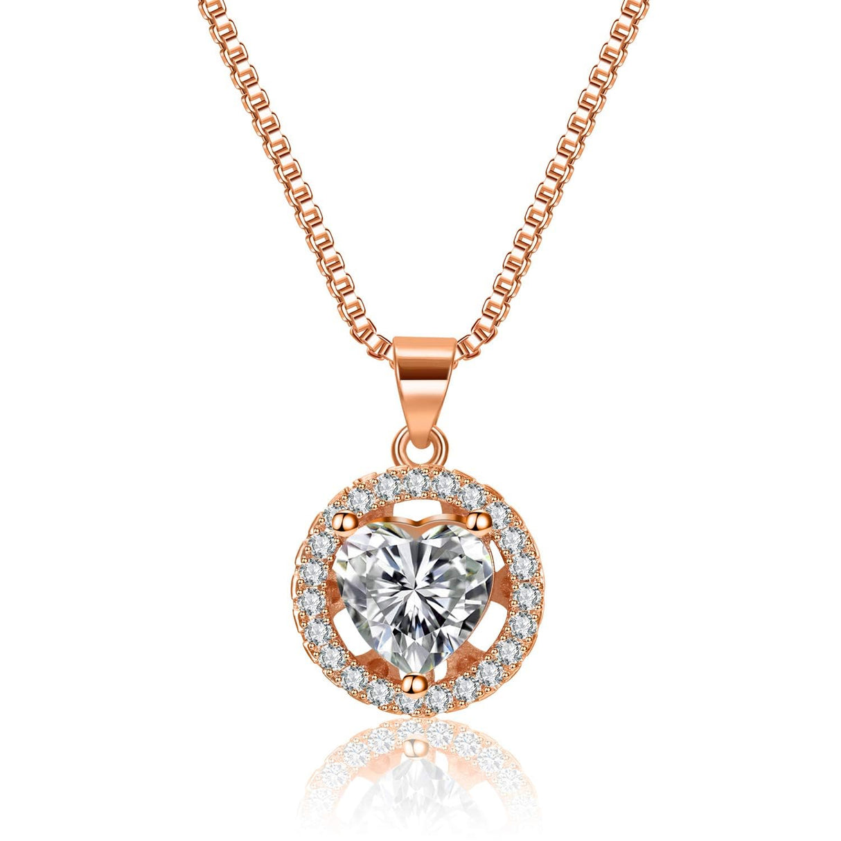 Gifts for Women Jewelry Sets, 4 Pieces Rose Gold Women's Watch Necklace Earring Bracelet Birthday Gifts for Women's Jewelry Sets for Women Gift for Wife Girlfriend Her Birthday Gift for Mom Mother