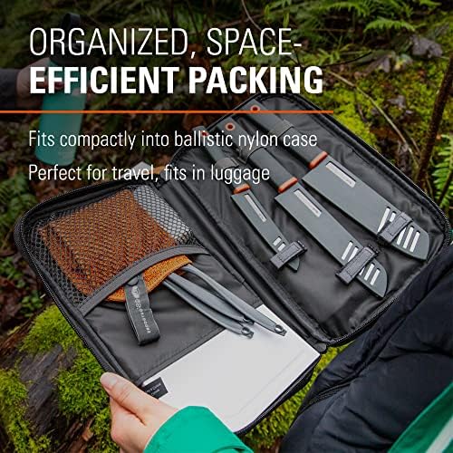 GSI Outdoors, Santoku Knife Set, For Camping, Grey
