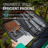 GSI Outdoors, Santoku Knife Set, For Camping, Grey