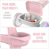 SEREED Colorful Lighting Toddler Tricycle Gift Toy for Ages 2-5 Boys Girls