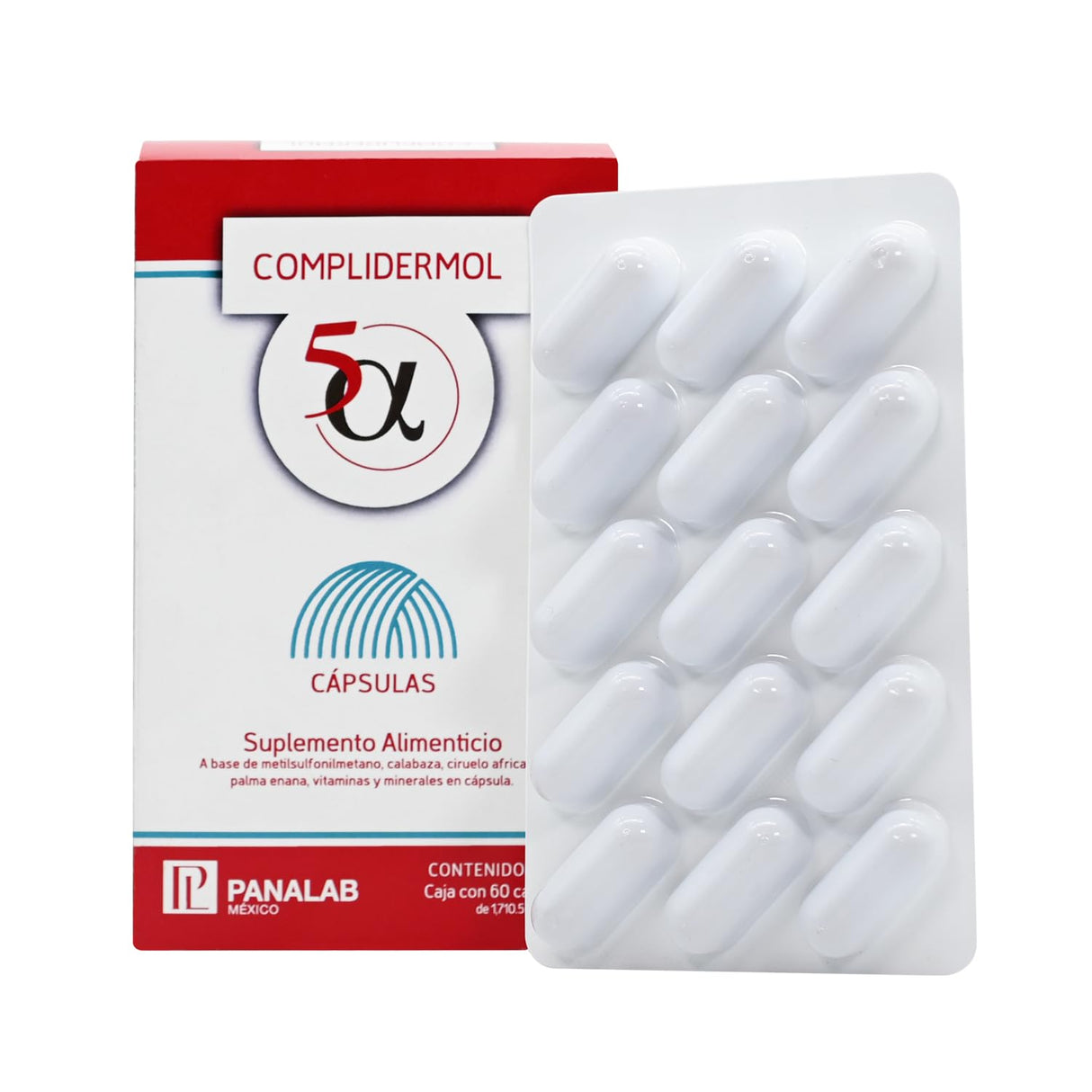 PANALAB Complidermol 5 Alfa Plus 60 Cápsulas