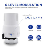 VANCOCO 2pcs M30×1.5 mm Radiator Thermostat Valve Heads, Thermostatic Radiator Valve Heads for Home Office Heating Systems, TRV