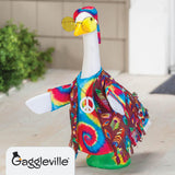 Gaggleville Hippie Goose Outfit, Fits Large 23" H Statue, by Fox Valley Traders
