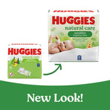 Huggies Natural Care Sensitive Baby Wipes, Unscented, Hypoallergenic, 99% Purified Water, 15 Flip-Top Packs (960 Wipes Total)