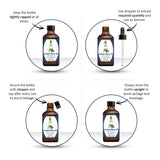 SVA Juniper Berry Essential Oil – 4 Fl Oz – 100% Natural Juniper Oil - for Diffuser, Hair Care, Face, Skin Care, Aromatherapy, Scalp and Body Massage, Soap and Candle Making – with Dropper