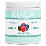 Kiala Nutrition Super Greens, Organic Greens Powder with Spirulina & Chlorella for Digestion, Gut Health, Immunity & Energy, Gluten Free, Vegan, Daily Support for Women, Mixed Berry, 30 Servings