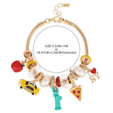 Madison Tyler New York City Charm Bracelet for Women Travel Jewelry Gift
