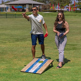 GoSports Portable Cornhole Sets, 8 Styles – Choose 4 x 2 ft or 3 x 2 ft - Boards Include 8 Bean Bags, Travel Case, and Game Rules
