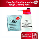 Full Crystal Refill Kit - 1 lb. Bag of Crystal Powder Exterior Window Cleaner for Glass and Screens - Cleans Up to 80 Windows - Shipped Product Packaging May Vary