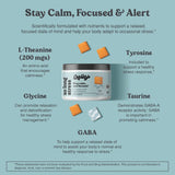 Chewsy So Long Stress, Calm Fruity Chews, Stay Calm & Focused. w/L-theanine, Amino Acid, GABA, Glycine, Tyrosine, Taurine & Magnesium. Non-GMO and Gluten-Free. Tropical Fruity Chews, 30-Day Supply