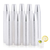 JOLLY CHEF 𝟔𝟎𝟎 𝐏𝐚𝐜𝐤 5 oz Clear Plastic Cups,5 Ounce Disposable Cups for Picnic, BBQ, Travel, Halloween, Christmas Parties and Events