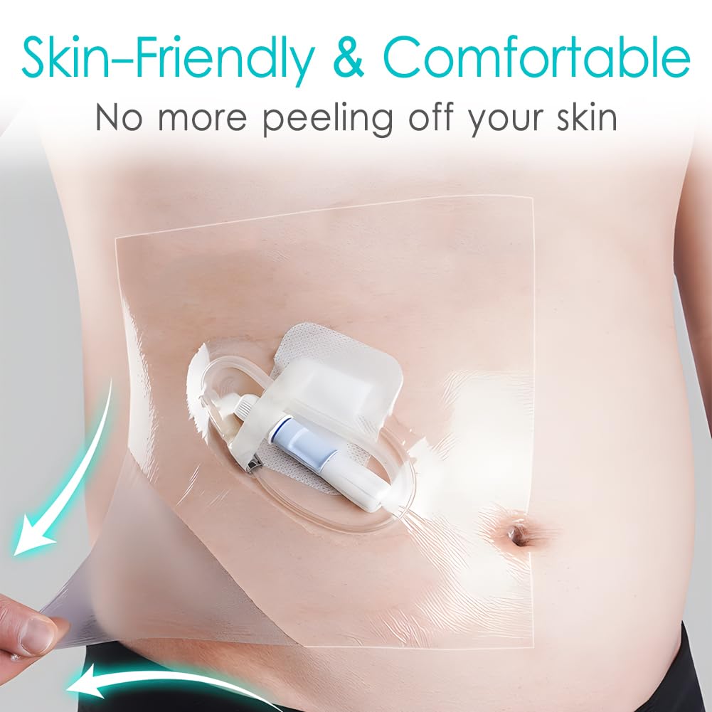 Shower Protector Dialysis Catheter Shower Cover Pd Catheter Shower Shields Dialysis Port Waterproof Picc Line Patch Wound Bandage for Showering 10"x12" 25 Pack