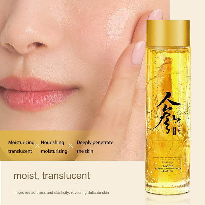 Ginseng Extract Liquid, Ginseng Anti-Wrinkle Essence Toner, Ginseng Extract Anti-Wrinkle Serum, Korean Red Ginseng Anti Aging Essence,Ginseng Face Serum (1bottle)