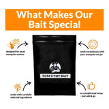 Tougher Than Tom Mosquito TNT 2.0 Mosquito 12 Bait Bags, Outdoor Insect Control, Easy Setup, Family & Pet Friendly, Ideal for Backyards, Camping, Gardens, BBQs, Picnics & More