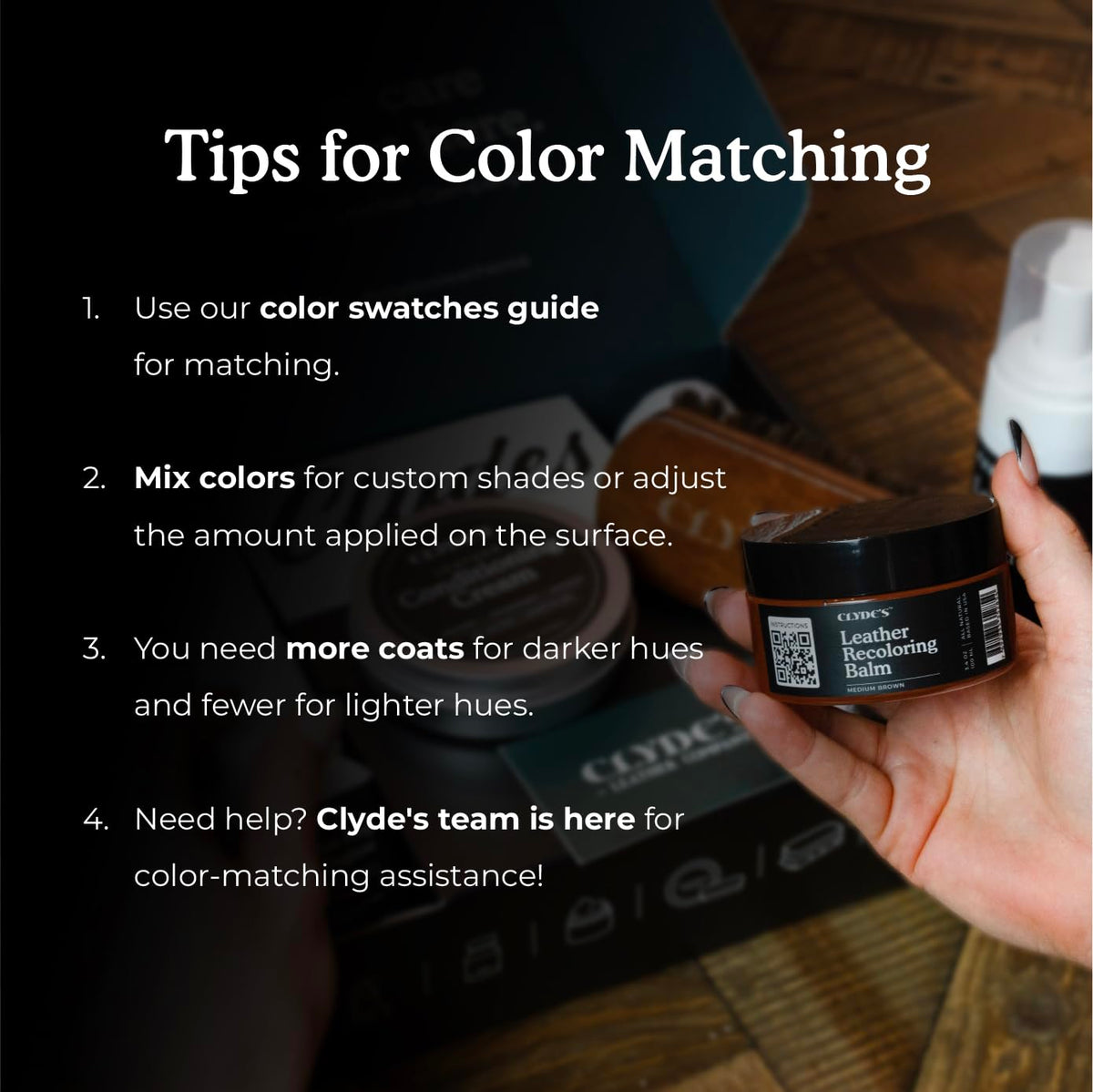 Clyde's™ Recoloring Balm | Non-Toxic Material Dye & Restorer for Furni ...