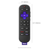 Roku Voice Remote Pro (2nd Ed.), TV Remote Control with Backlit Buttons