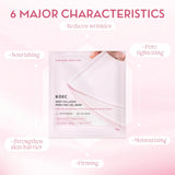 Deep Collagen PDRN Pink Gel Mask,Moisturizing Overnight Collagen Face Mask,Overnight Facial Sheet Mask For Glass Glow Skin - Deeply Nourishing,Lifting & Firming,Restoring Skin Elasticity-36gx4pcs