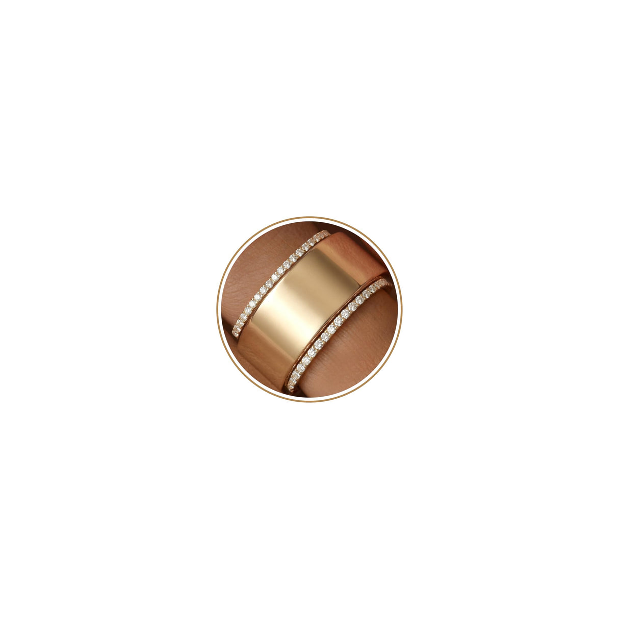 WomenGifts Size 9 Gold Non Tarnish Eternity Bands for Women, Stacking Oura Ring Gen 4/Oura Ring Gen 3 Accessories, 14K Gold Plated Thin Stackable Rings, Dainty CZ Wedding Band