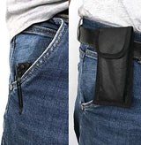 ALBATROSS 6-in-1 Modern Damascus Steel Folding Pocket Knives with LED Light,Seatbelt Cutter,Glass Breaker,Magnesium Fire Starter,Bottle Opener;Multi-Function Emergency Tool(Black-DA)