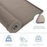 Garolue Washer and Dryer Covers for the Top, 23.6'' x 19.7'' Silicone Rubber Mat for Laudry Machine & Dryer,Non-slip Heavy Duty Waterproof Washable Top Protector Mat Pad for Laundry & Kitchen,Apricot