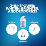 (6 Gallons) - Liquid Chlorine Bleach, for Laundry, Household and Commercial Cleaning, Multipurpose Cleaner, 1 Gallon Jugs. Ready to Use.