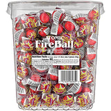 Atomic Fireballs Cinnamon Flavored Candy, 240 Individually Wrapped Pieces, 4.05 Pound Tub