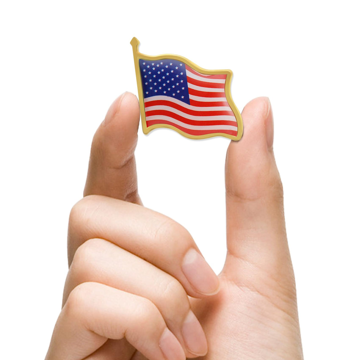 100/Pcs United States of American Flag Lapel Pins Bulk - USA US Veterans day Memorial Day Patriotic Party Decorations Gifts military pins Badge Buttons Souvenir