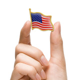 100/Pcs United States of American Flag Lapel Pins Bulk - USA US Veterans day Memorial Day Patriotic Party Decorations Gifts military pins Badge Buttons Souvenir