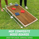 GoSports Portable Cornhole Sets, 8 Styles – Choose 4 x 2 ft or 3 x 2 ft - Boards Include 8 Bean Bags, Travel Case, and Game Rules