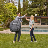 EAST OAK Screen House Tent Pop-Up, Portable Screen Room Canopy Instant Screen Tent 4 x 4 FT with Carry Bag for Patio, Backyard, Deck & Outdoor Activities, Beige
