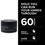 Blind Barber 60 Proof Hair Wax for Men - Water-Based Wax for Hair Styling and Daily Care - Medium Hold & Workable - Made with Volumizing Hops Extract and No Greasy Oils (2.5 Oz)