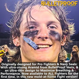 Bulletproof: World’s Thinnest Most Breathable Mouthguard is 3X Stronger! MMA Football Basketball Hockey Lacrosse Rugby BJJ Boxing Sports Mouth Guard Grinding Teeth. Men Women Adult Youth Kids Braces