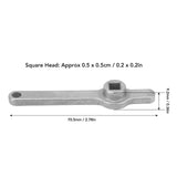 Garosa Air Outlet Handle Stainless Steel Valve Keys Square Integrated Air Outlet Wrench Bleed Hole Key Vent Air Valve Key for Heating Valve