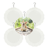 CHONOVO 5 Pack 8 Inch Sublimation Wind Spinner Blank