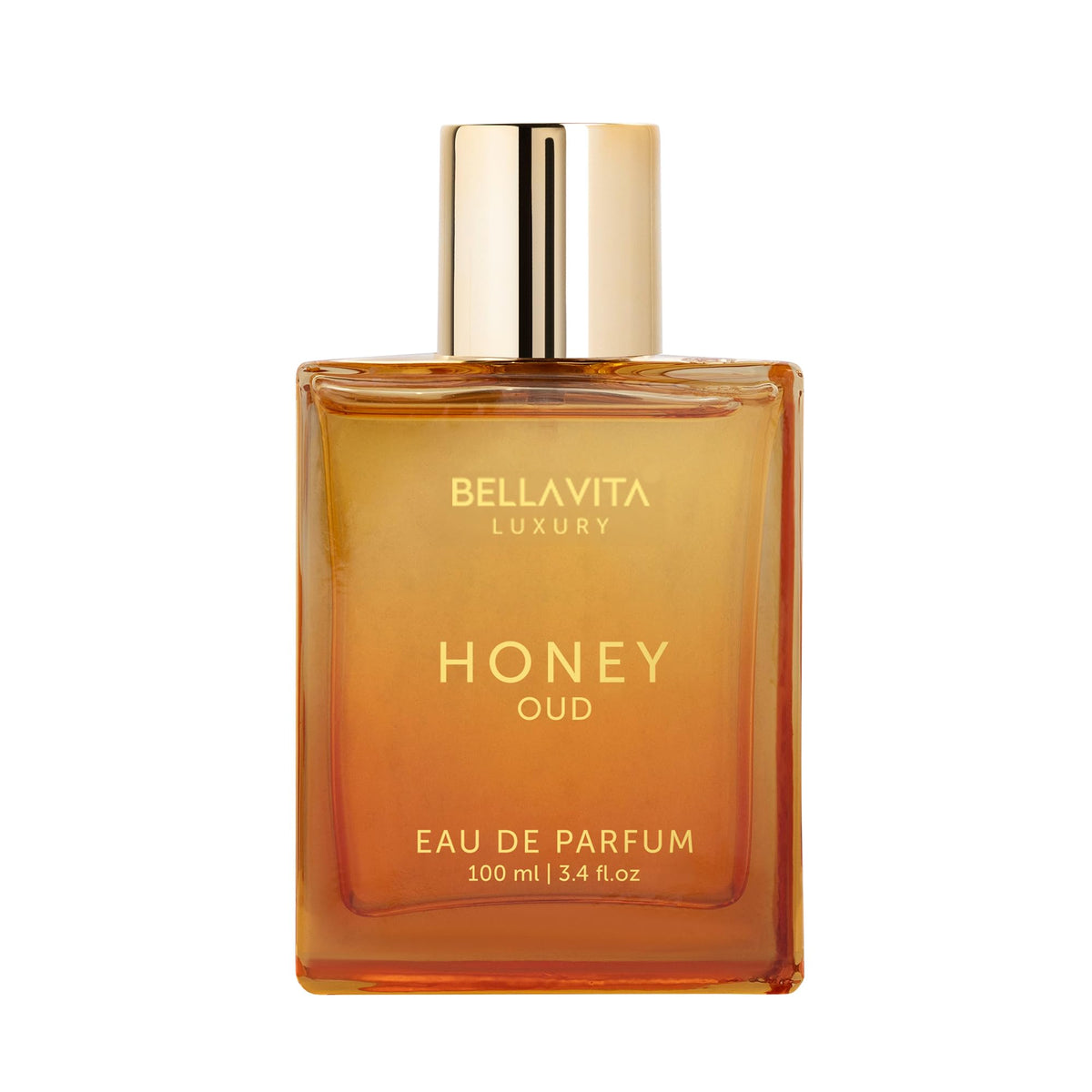 Bellavita Luxury Honey Oud Eau de Parfum Unisex, 3.4 fl oz (100 ml)