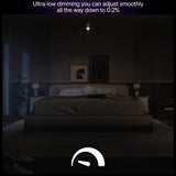Philips Hue Smart LED A19 Bulb 2-Pack, White Ambiance, E26 Base, 9.5W, Full Spectrum Light 1000K-20000K, 1100 Lumens, Dimmable LED Bulbs, Works with Alexa, Google, and Apple Home