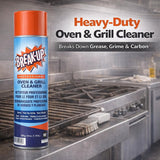 Diversey Break-Up Oven & Grill Cleaner, Aerosol Spray, 19 oz, 6 Pack