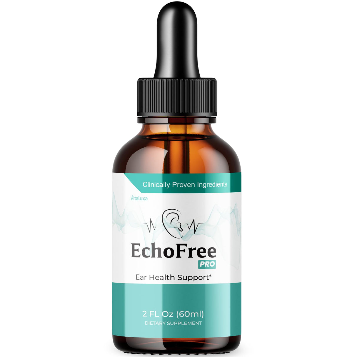 Echo Free Tinnitus Drops - EchoFree Ear Tinnitus Relief for Ringing Ears, Ecofree Liquid Supplement Drops Ear Ringing Health Support Treatment, Eco Eardrops Advanced Vitamin Formula Review (2oz/60ml)