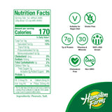 Hampton Farms - USA Grown All-Natural - Fancy Roasted In-Shell Salted Peanuts - 5 lb. Bag