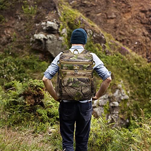 Laripwit 54/40 Cans Backpack Cooler Insulated Leak-Proof Large Cooler Backpack Double Deck Lunch Backpack for Men Women - Perfect Soft Cooler Bag for Tactical, Camping, Picnic, Beach, Hiking