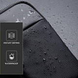 simptech Mini Crossbody Sling Bag Chest Bag Dual Pocket Water Resistant Fanny Pack Running Phone Holder for Men Women Workout Travelling