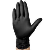 TitanFlex Disposable Nitrile Exam Gloves - 6-mil, Black, Large 100-ct Box, Heavy Duty, Latex Free, Food Safe for Cooking & Food Prep